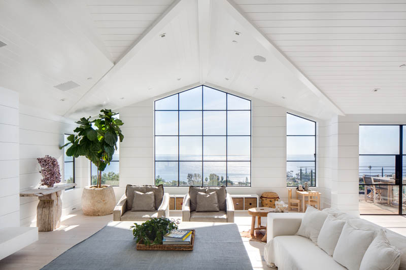 pinecrest space with windows overlooking ocean