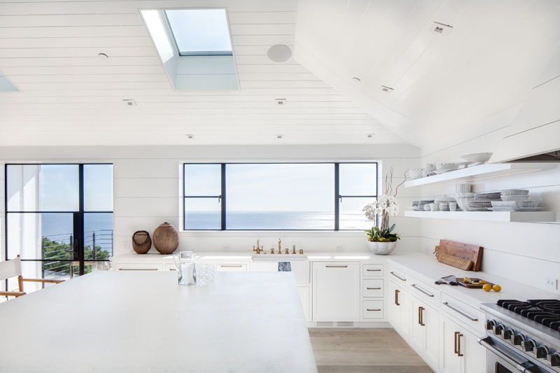 pinecrest space views from kitchen overlooking ocean